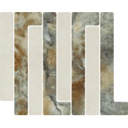Tandem Marble Mosaico Trellick Tassili Blanco Plytelės